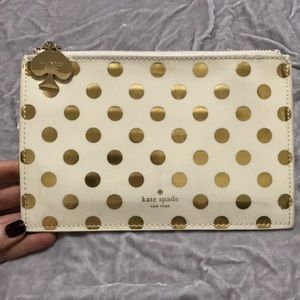 Kate Spade cream/gold flat case